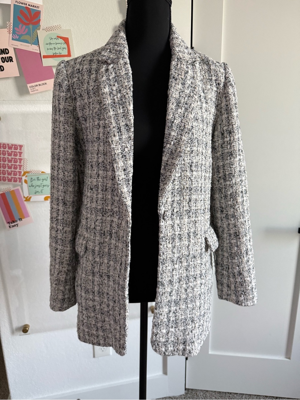 Rachel Zoe Blazer Jacket in Black & White